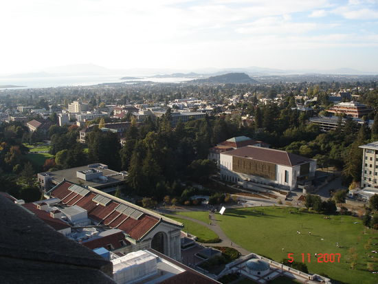 der Campus + Umgebung von oben