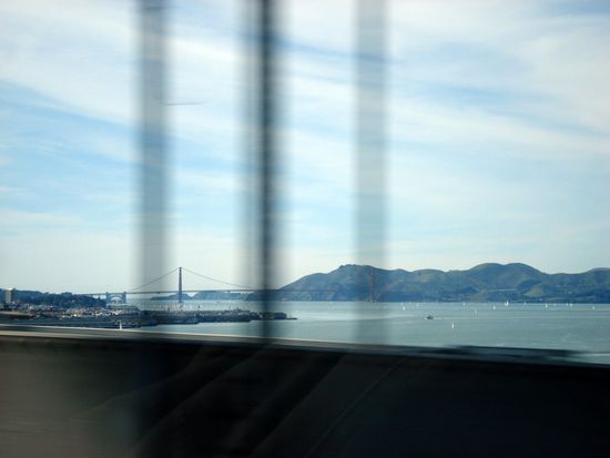 von einer Bruecke zur anderen...
die Golden Gate Bridge im Norden der Stadt