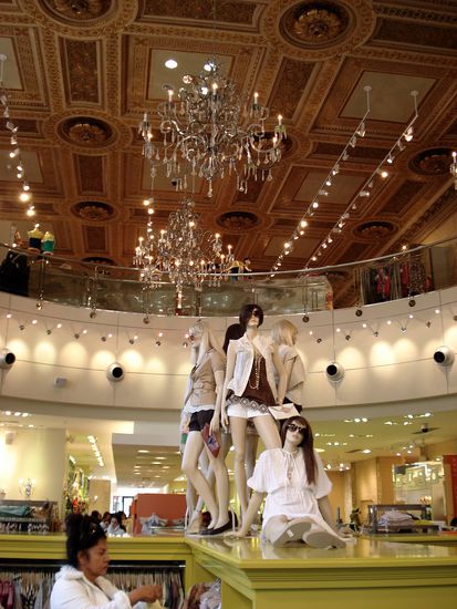 in einem Laden... ich fands cool!