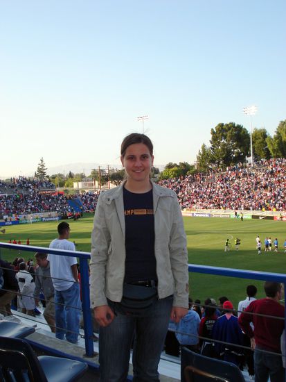 ich im Spartan Stadium in San Jose
