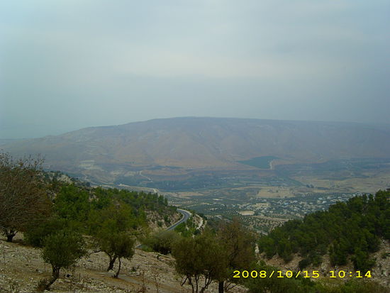 Blick auf die Golan Höhen