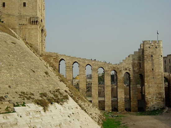 Eingang zur Zitadelle von Aleppo