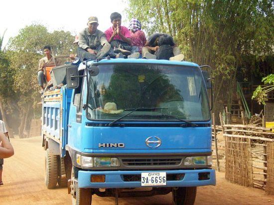 Öffentliche Transportmittel in Kambodscha