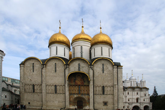 Die Mariä-Entschlafens-Kathedrale, Krönungskirche der russischen Zaren von 1547 bis 1894