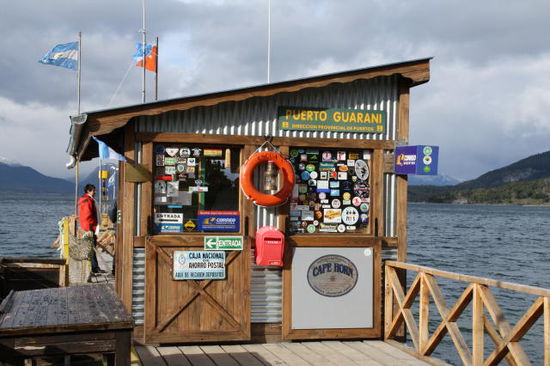 Das südlichste Postamt der Welt im Nationalpark Tierra del Fuego