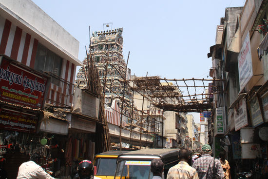 Gewusel in der Altstadt von Chennai