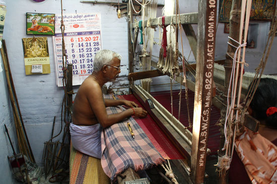 In der Familienweberei