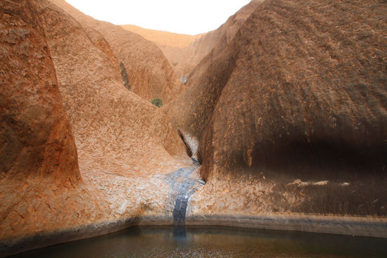 Wasserstelle am Uluru