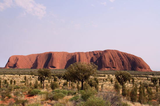 In voller Pracht der Ayers Rock