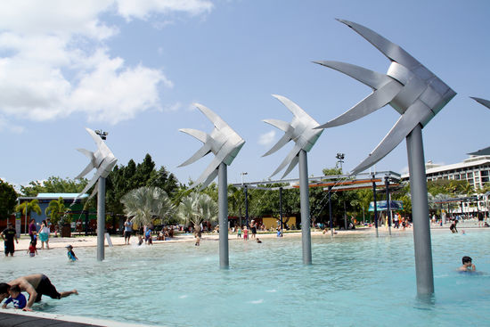 Das Freibad in Cairns