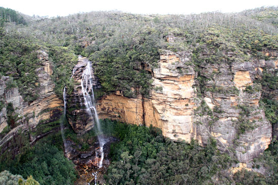 Wasserfall in den Blauen Bergen
