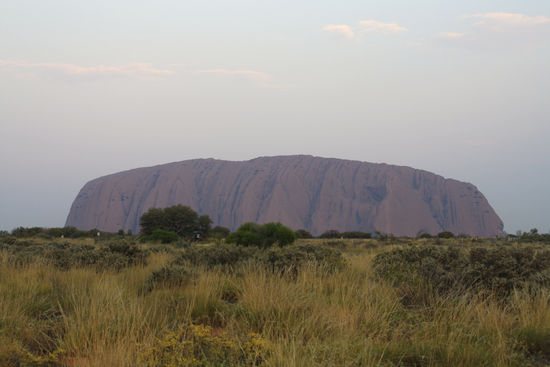 Der Uluru bzw. der Ayers Rock