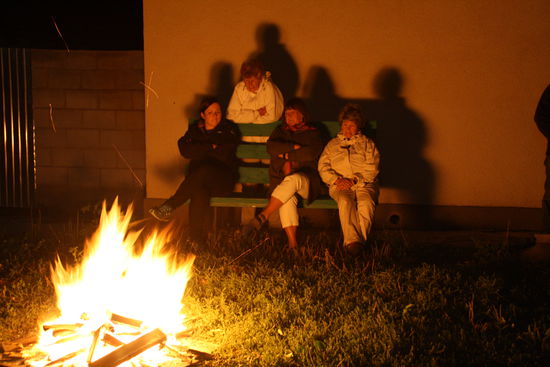 Gemütlichkeit am Lagerfeuer