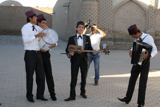 Usbekische Musikanten