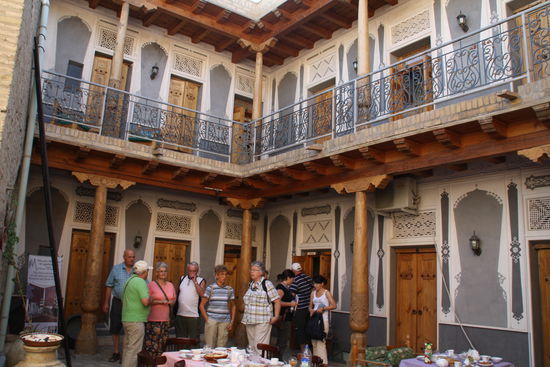 Der Innenhof vom Hotel Minsifa