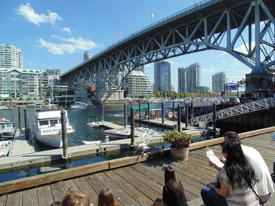 Blick von Granville Island