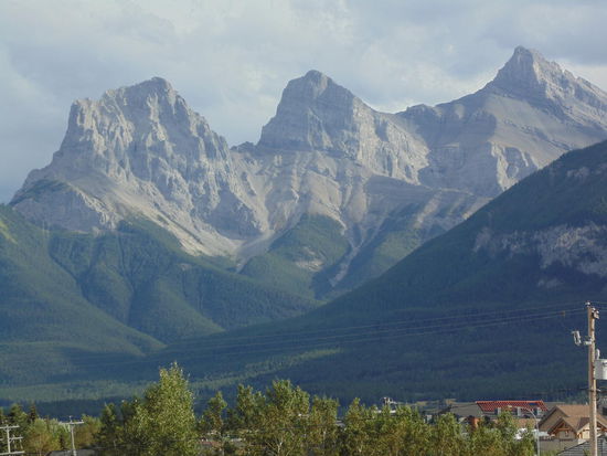 Blick aus der Skilodge in Canmore