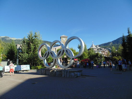 Die olympischen Ringe
