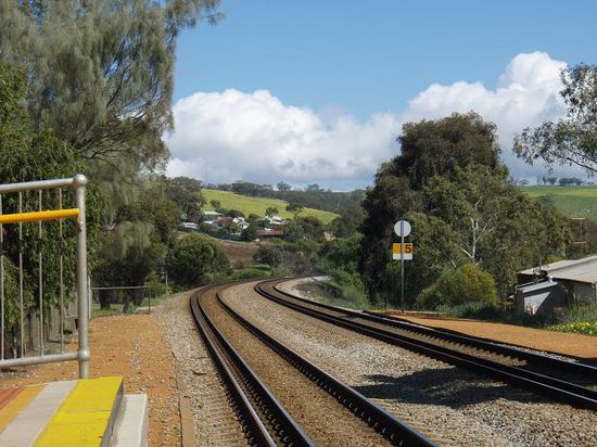 Toodyay liegt an der Indian-Pacific-Bahnstrecke