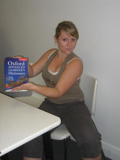 oxford dictionary (england) mit classmate vanessa (germany)