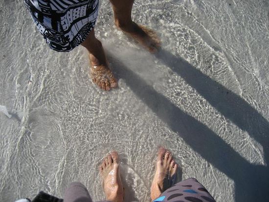extreamly clear water