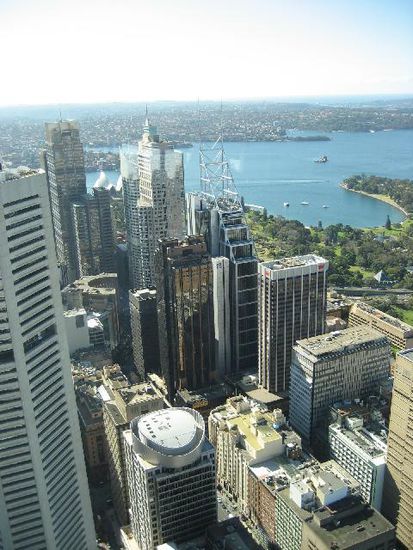 vom sydneytower, is schon porno der ausblick!