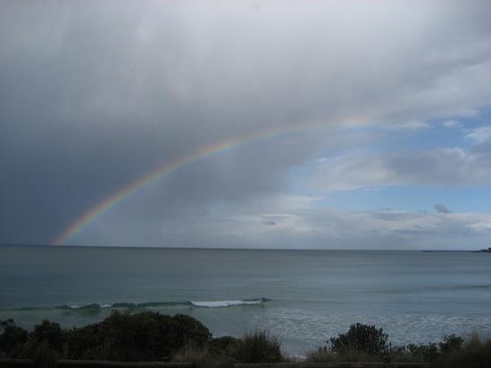 dank regen noch ein Regenbogen gesichtet 