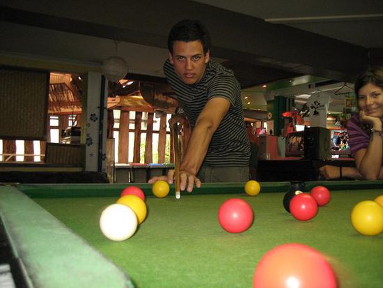 rocking da billard-table inda chillout-zone