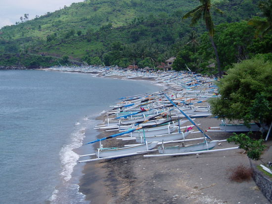 Fischerbote nach getaner Arbeit ...