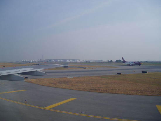 auf der Startbahn ...