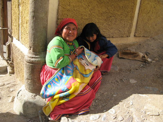 Huichol-Frau in Real de Catorze