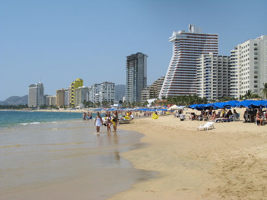 Hotelzone von Acapulco