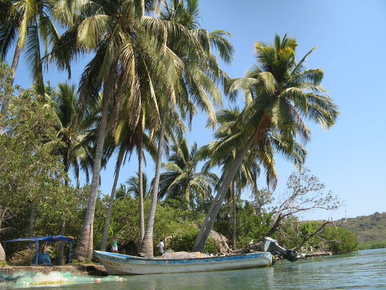 lagune chacahua, hier konnte man super baden