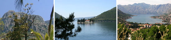 Gebirge rund um Kotor, Perast, Bucht von Kotor