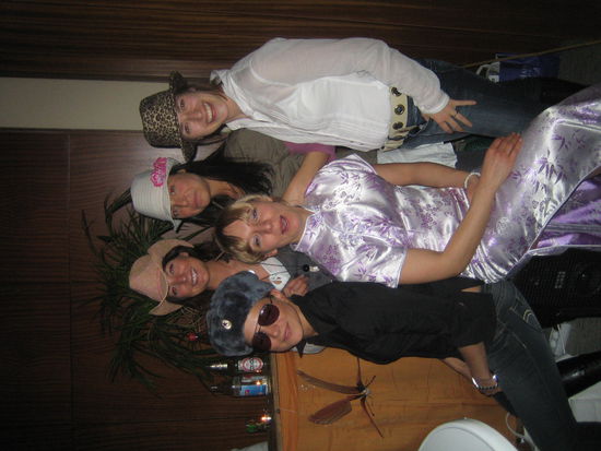 die lazi-gang beim abschiedsfest