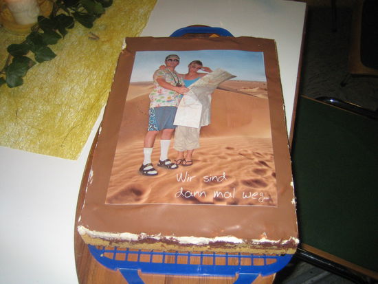 die wunderbare lecker torte von obe¨s!