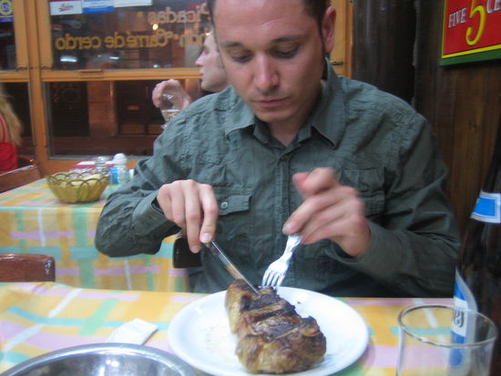 das steak hier hat umgerechnet um die 3 EUR gekostet.