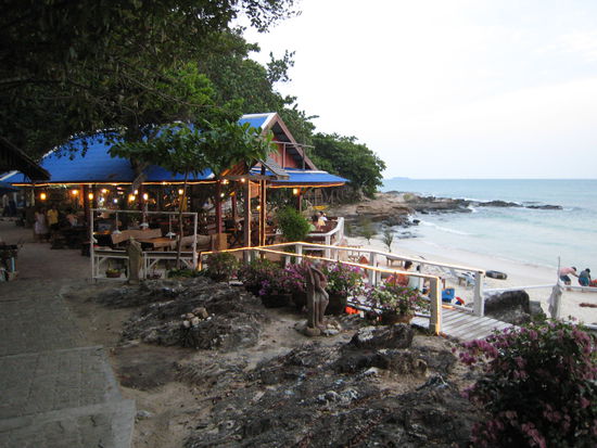 "unser" restaurant und "unser" strand