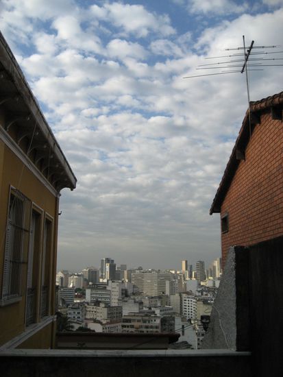 blick von santa tereza nach downtown