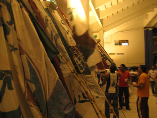 im maracana stadium, kurz vorm anpfiff.