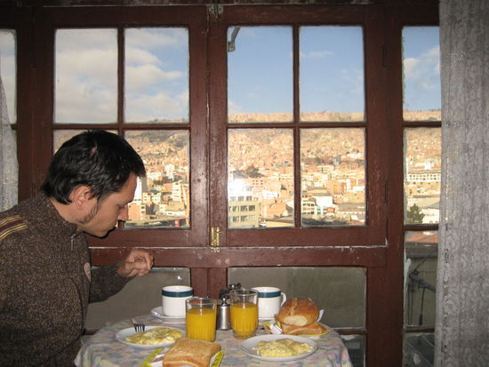 fruehstueck mit aussicht! da war die welt noch in ordnung...