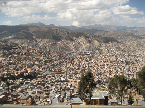 blick von el alto. die stadt ist unglaublich!!!