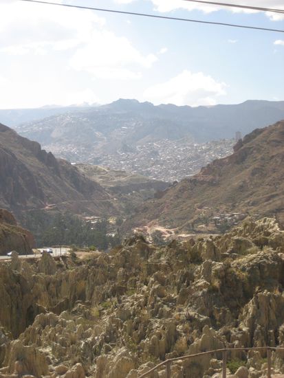 blick ins entfernte La Paz