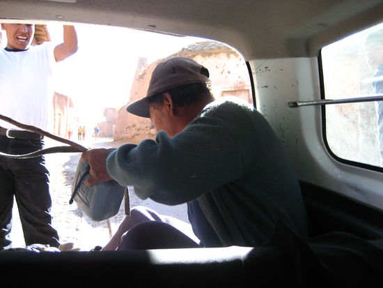 der tramper im kofferraum, den jake ebenfalls recht "scary" fand!