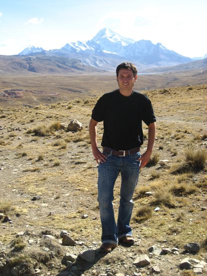 die fahrt zum berg war in einem herrlichen panorama und der berg lag ganz friedlich vor mir.