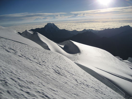der uebrige abstieg mit dem herrlichen panorama und den schoenen bildern des gletschers war einfach nur herrlich.