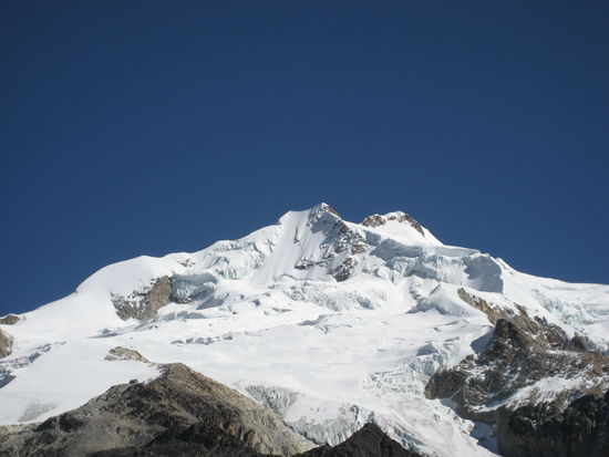 ... ein letzter blick auf den gipfel (der linke).