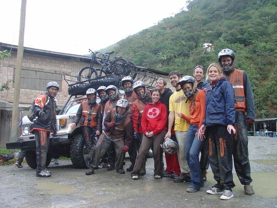 dreckig aber zufrieden am ende! leider hatten wir keine aussicht auf das unglaubliche tal...