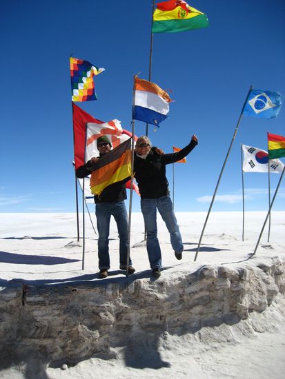 ein bisschen patriotismus vor einem weiteren salzhotel...