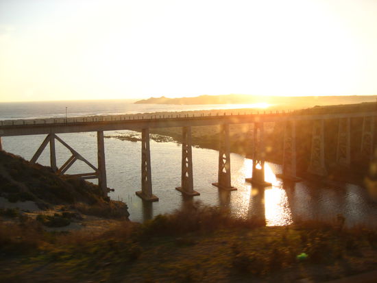 eindruecke beim sonnenuntergang